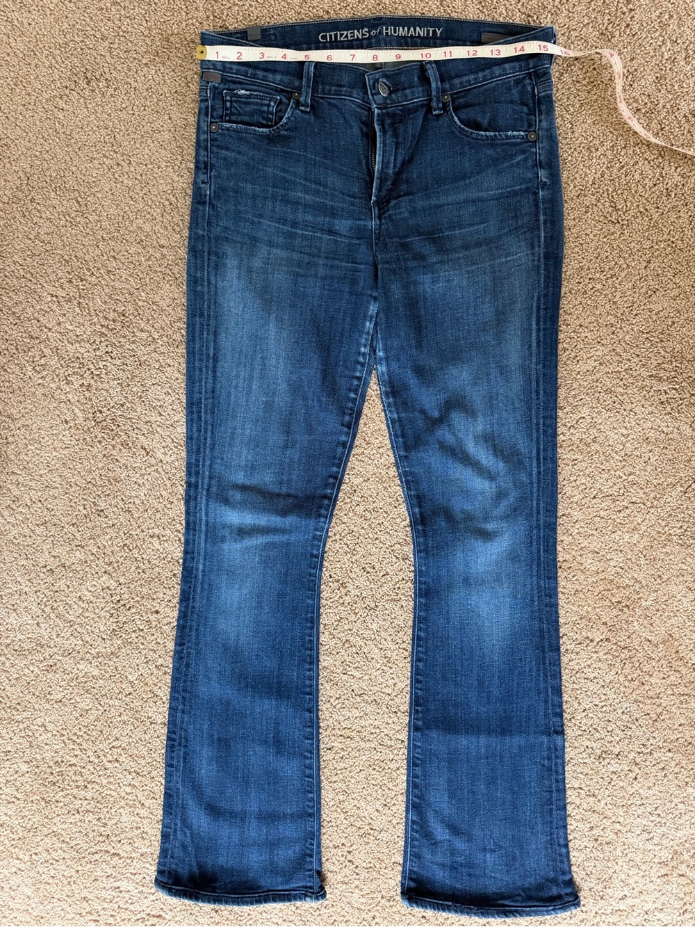 Citizens Of Humanity Amber. Indigo Flare-Leg Jeans